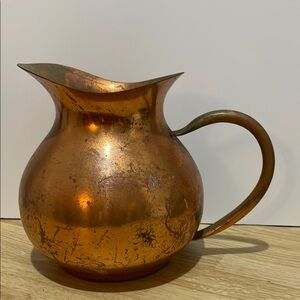 Vintage Copper Pitcher